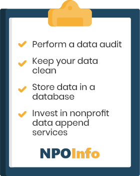 These top tips will help you devise a data collection strategy for your nonprofit