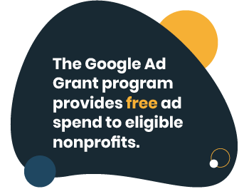 A Google Ad Grant provides free ad spend to eligible nonprofits.
