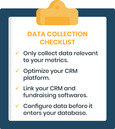 Use this checklist to optimize data collection.