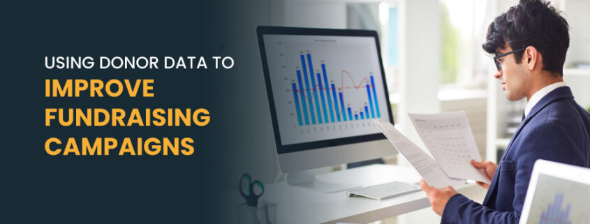 The title of the blog post, Using Donor Data to Improve Fundraising Campaigns